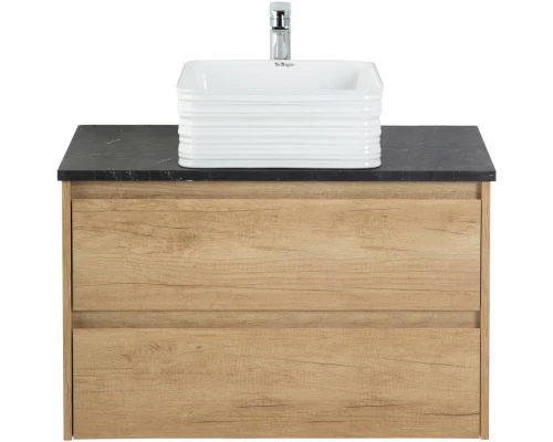 Столешница 90 см Marmo Nero Opaco Belbagno KEP-90-MNO