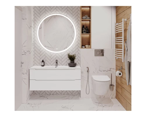 Тумба Bianco Lucido 119,6 см BelBagno Etna ETNA-1200-2C-SO-BL-P