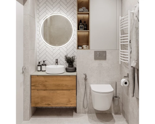 Тумба Rovere Nature 89,6 см BelBagno Etna ETNA-H60-900-2C-SO-RN-P