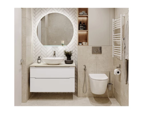 Тумба Bianco Lucido 99,6 см BelBagno Etna ETNA-H60-1000-2C-SO-BL-P