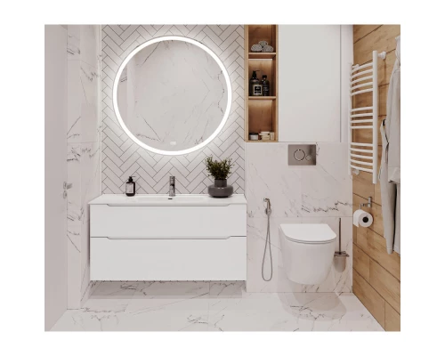 Тумба Bianco Lucido 119,6 см BelBagno Etna ETNA-H60-1200-2C-SO-BL-P