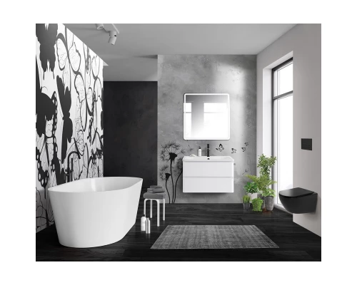 Тумба Bianco Lucido 89,6 см BelBagno Albano ALBANO-900-2C-SO-BL