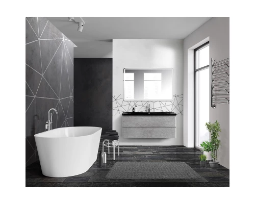 Тумба Cemento Verona Grigio 119,2 см BelBagno Albano ALBANO-1200-2C-SO-CVG