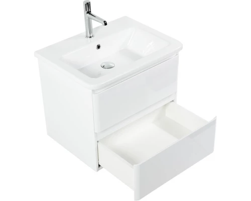 Тумба Bianco Lucido 57 см BelBagno Albano ALBANO-CER-600-2C-SO-BL