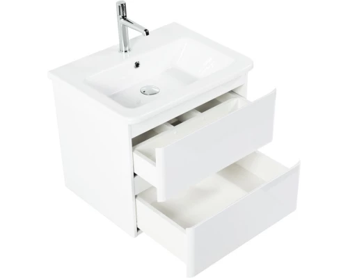 Тумба Bianco Lucido 57 см BelBagno Albano ALBANO-CER-600-2C-SO-BL