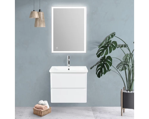 Тумба Bianco Lucido 57 см BelBagno Albano ALBANO-CER-600-2C-SO-BL