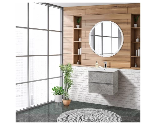 Тумба Cemento Verona Grigio 57 см BelBagno Albano ALBANO-CER-600-2C-SO-CVG