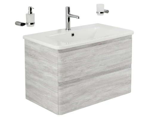 Тумба Rovere Vintage Bianco 77 см BelBagno Albano ALBANO-CER-800-2C-SO-RVB