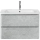 Тумба Cemento Verona Grigio 77 см BelBagno Albano ALBANO-CER-800-2C-SO-CVG