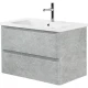 Тумба Cemento Verona Grigio 77 см BelBagno Albano ALBANO-CER-800-2C-SO-CVG