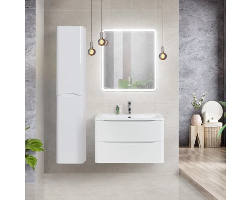 Тумба Bianco Lucido 89,6 см BelBagno Acqua ACQUA-900-2C-SO-BL