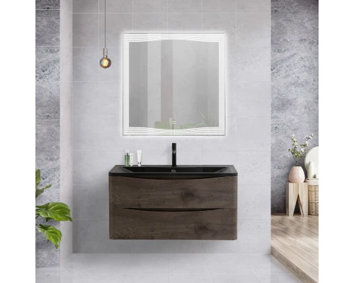 Тумба Rovere Nature Grigio 99,6 см BelBagno Acqua ACQUA-1000-2C-SO-RNG