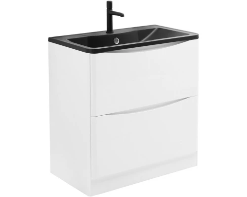 Тумба Bianco Lucido 79,6 см BelBagno Acqua ACQUA-800-2C-PIA-BL