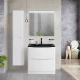 Тумба Bianco Lucido 79,6 см BelBagno Acqua ACQUA-800-2C-PIA-BL