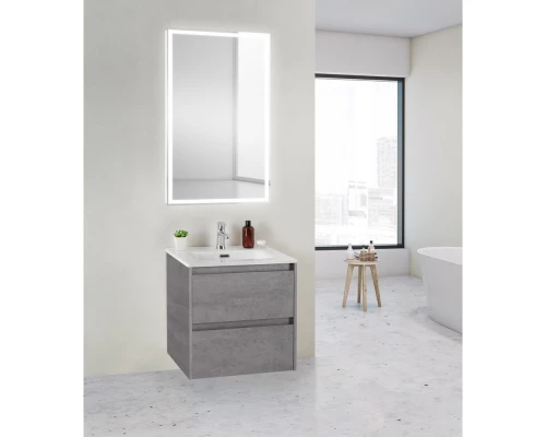 Тумба Cemento Grigio 50 см BelBagno Kraft KRAFT 39-500/390-2C-SO-CG