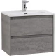 Тумба Cemento Grigio 60 см BelBagno Kraft KRAFT 39-600/390-2C-SO-CG