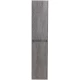 Пенал подвесной Cemento Grigio BelBagno Kraft KRAFT-1600-2A-SC-CG-R