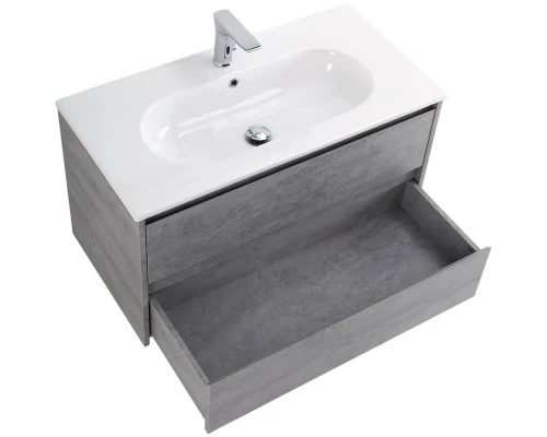 Тумба Cemento Grigio 80 см BelBagno Kraft KRAFT-800-2C-SO-CG