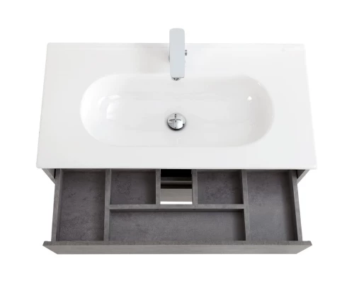 Тумба Cemento Grigio 80 см BelBagno Kraft KRAFT-800-2C-SO-CG