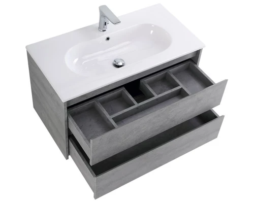 Тумба Cemento Grigio 80 см BelBagno Kraft KRAFT-800-2C-SO-CG