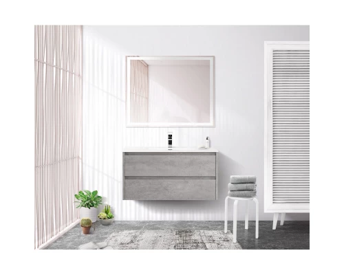 Тумба Cemento Grigio 80 см BelBagno Kraft KRAFT-800-2C-SO-CG