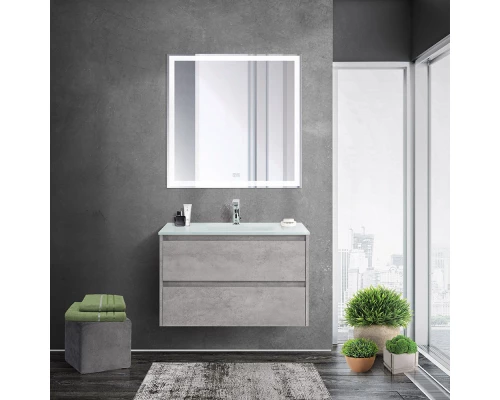 Тумба Cemento Grigio 80 см BelBagno Kraft KRAFT-800-2C-SO-CG
