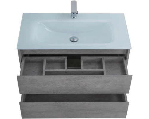 Тумба Cemento Grigio 80 см BelBagno Kraft KRAFT-800-2C-SO-CG