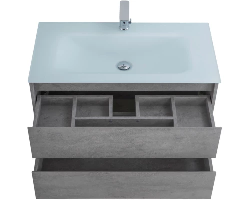 Тумба Cemento Grigio 80 см BelBagno Kraft KRAFT-800-2C-SO-CG