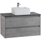 Тумба Cemento Grigio 80 см BelBagno Kraft KRAFT-800-2C-SO-CG