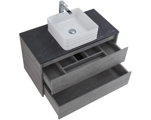 Тумба Cemento Grigio 80 см BelBagno Kraft KRAFT-800-2C-SO-CG