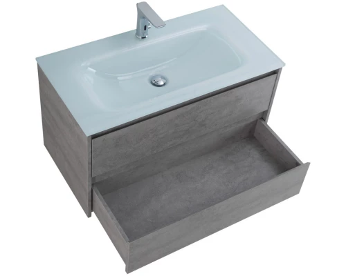 Тумба Cemento Grigio 80 см BelBagno Kraft KRAFT-800-2C-SO-CG