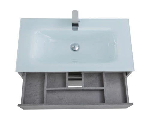 Тумба Cemento Grigio 80 см BelBagno Kraft KRAFT-800-2C-SO-CG
