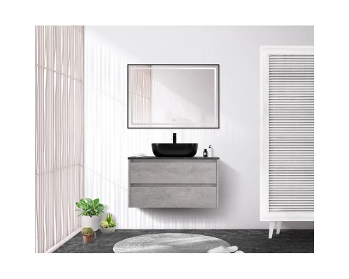 Тумба Cemento Grigio 80 см BelBagno Kraft KRAFT-800-2C-SO-CG