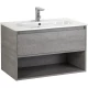 Тумба Cemento Grigio 80 см BelBagno Kraft KRAFT-800-1C-SO-CG