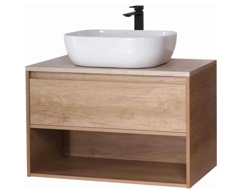 Тумба Rovere Nebrasca Nature 80 см BelBagno Kraft KRAFT-800-1C-SO-RNN