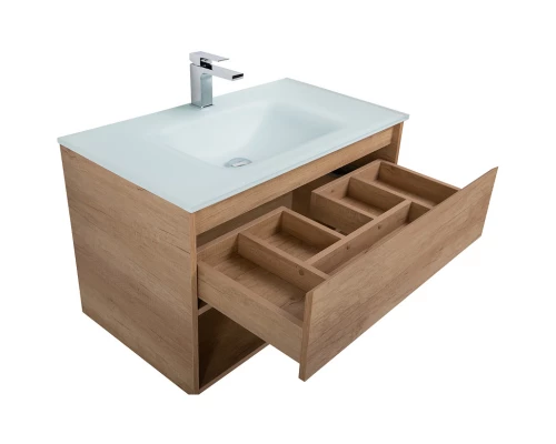 Тумба Rovere Nebrasca Nature 80 см BelBagno Kraft KRAFT-800-1C-SO-RNN