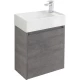 Тумба Cemento Grigio 49,4 см BelBagno Kraft KRAFT MINI-500/260-1A-SO-CG-R
