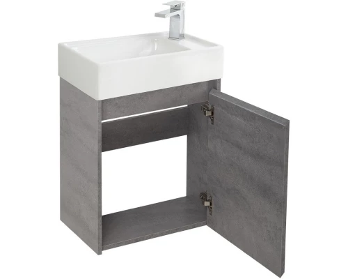 Тумба Cemento Grigio 49,4 см BelBagno Kraft KRAFT MINI-500/260-1A-SO-CG-R