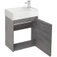 Тумба Cemento Grigio 49,4 см BelBagno Kraft KRAFT MINI-500/260-1A-SO-CG-R