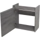 Тумба Cemento Grigio 49,4 см BelBagno Kraft KRAFT MINI-500/260-1A-SO-CG-R