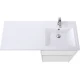 Тумба с раковиной Bianco Opaco 120,3 см BelBagno Kraft KRAFT-LVD-580/1200-2C-PIA-BO + BB1200/480-LV-MR-R
