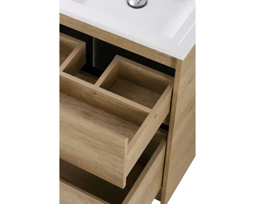 Тумба с раковиной Rovere Nebrasca Nature 120,3 см BelBagno Kraft KRAFT-LVD-580/1200-2C-PIA-RNN + BB1200/480-LV-MR-R