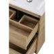Тумба с раковиной Rovere Nebrasca Nature 120,3 см BelBagno Kraft KRAFT-LVD-580/1200-2C-PIA-RNN + BB1200/480-LV-MR-R