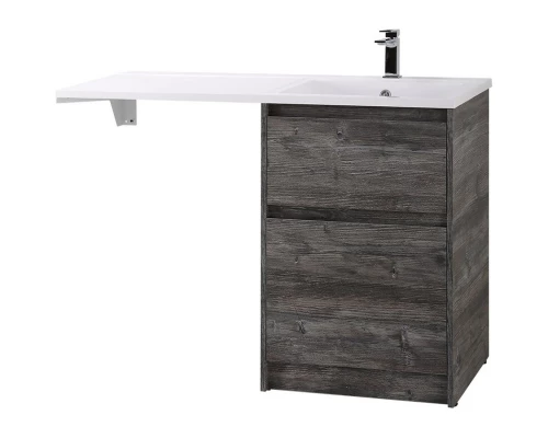 Тумба с раковиной Pino Pasadena 120,3 см BelBagno Kraft KRAFT-LVD-580/1200-2C-PIA-PP + BB1200/480-LV-MR-R