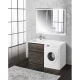 Тумба с раковиной Pino Pasadena 120,3 см BelBagno Kraft KRAFT-LVD-580/1200-2C-PIA-PP + BB1200/480-LV-MR-L