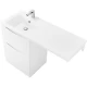 Тумба Bianco Opaco 58 см BelBagno Lavanderia LAVANDERIA-580/1200-2C-PIA-BL