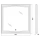 Зеркало 80x80 см BelBagno SPC-LNS-800-800-LED-TCH