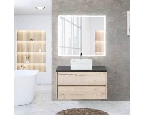 Зеркало 90x80 см BelBagno SPC-GRT-900-800-LED-TCH-WARM