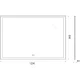 Зеркало 120x80 см BelBagno SPC-GRT-1200-800-LED-TCH-WARM