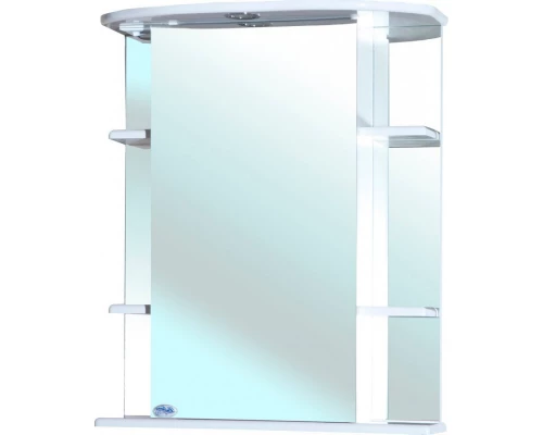 Зеркальный шкаф 55x72 см белый глянец R Bellezza Магнолия 4612708001010